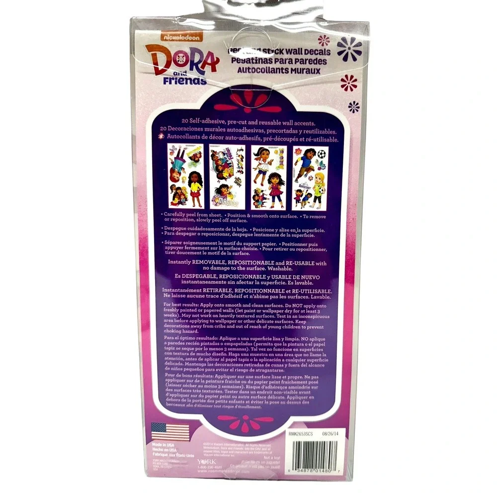 DORA THE EXPLORER Diego & Friends‎ wall stickers 20 big decals GROWN UP decor